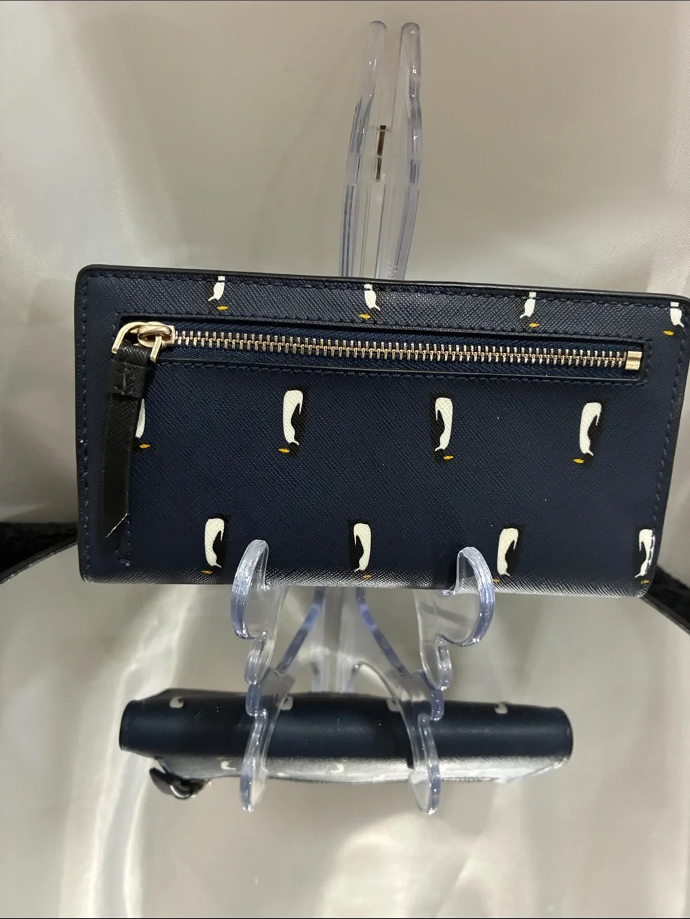 kate spade Navy Penguin Wallet ECU
